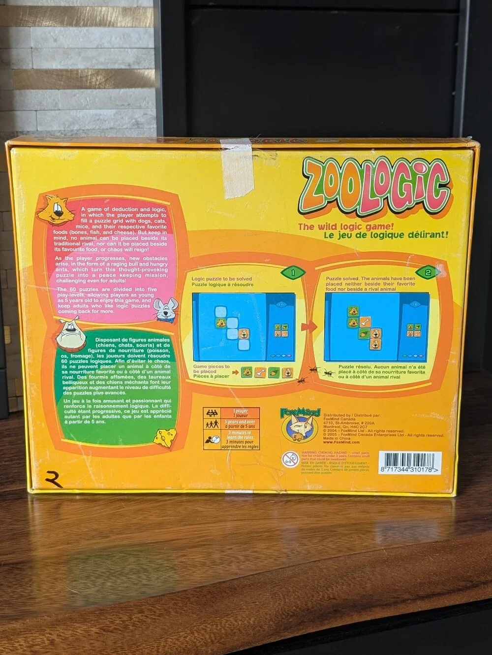 Zoologic Kids Logic Game - Orange